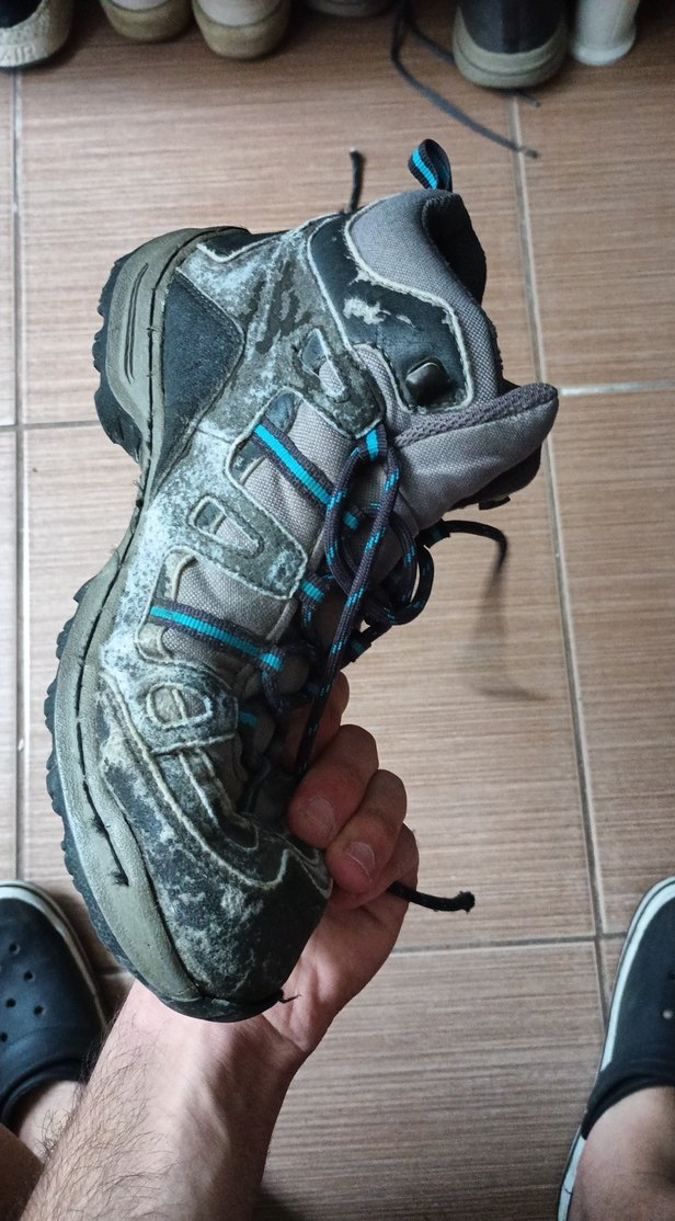 Gri Erkek DECATHLON Spor Ayakkabı Bağcıkları - Görsel 4