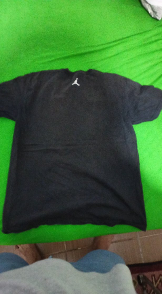 Siyah Air Jordan Baskılı Erkek Tişört - Görsel 3