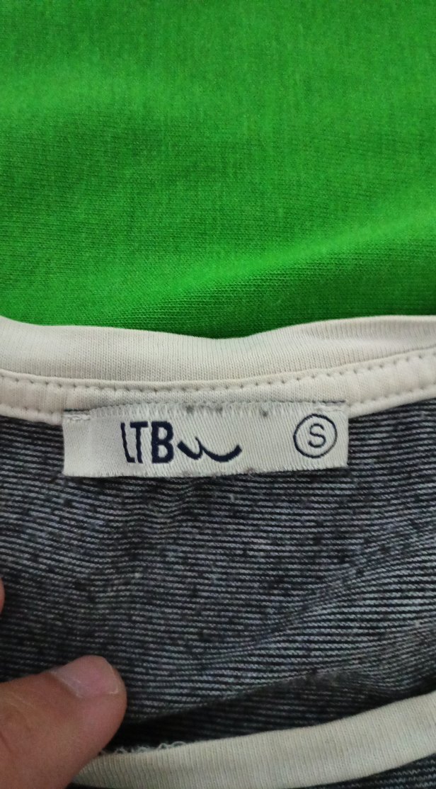 Gri Beyaz Erkek Kısa Kollu Tişört - Görsel 2