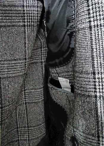 Gri Ekoseli Erkek Ceket - Görsel 4