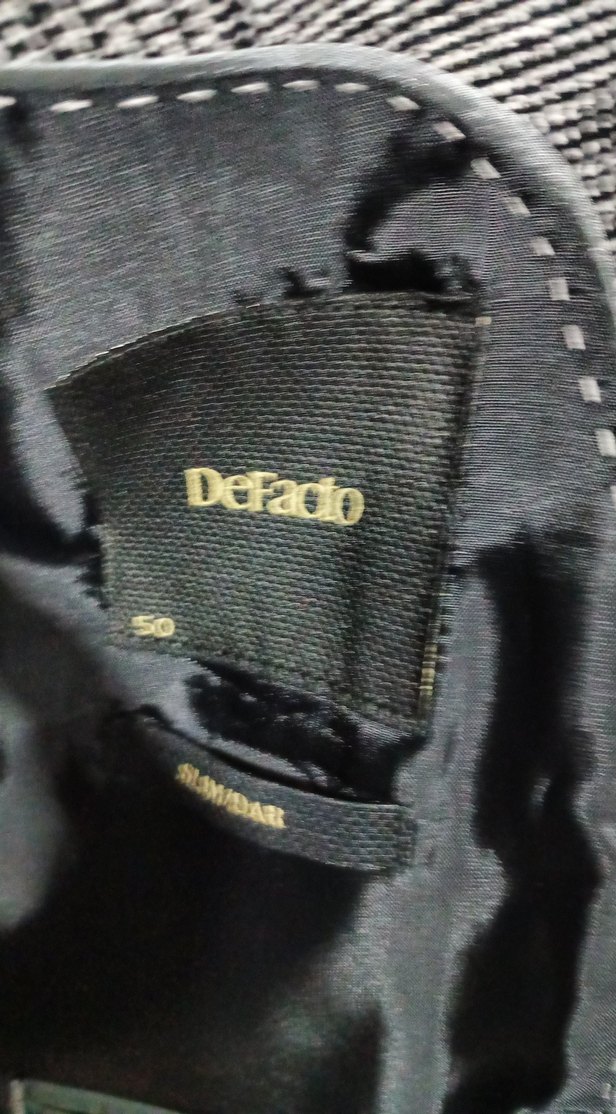 Gri Ekoseli Erkek Ceket - Görsel 2