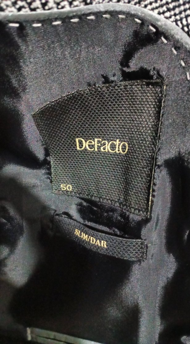 Gri Ekoseli Erkek Ceket - Görsel 3