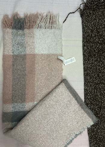 Kadın Çok Renkli Örgü Şal - Görsel 2