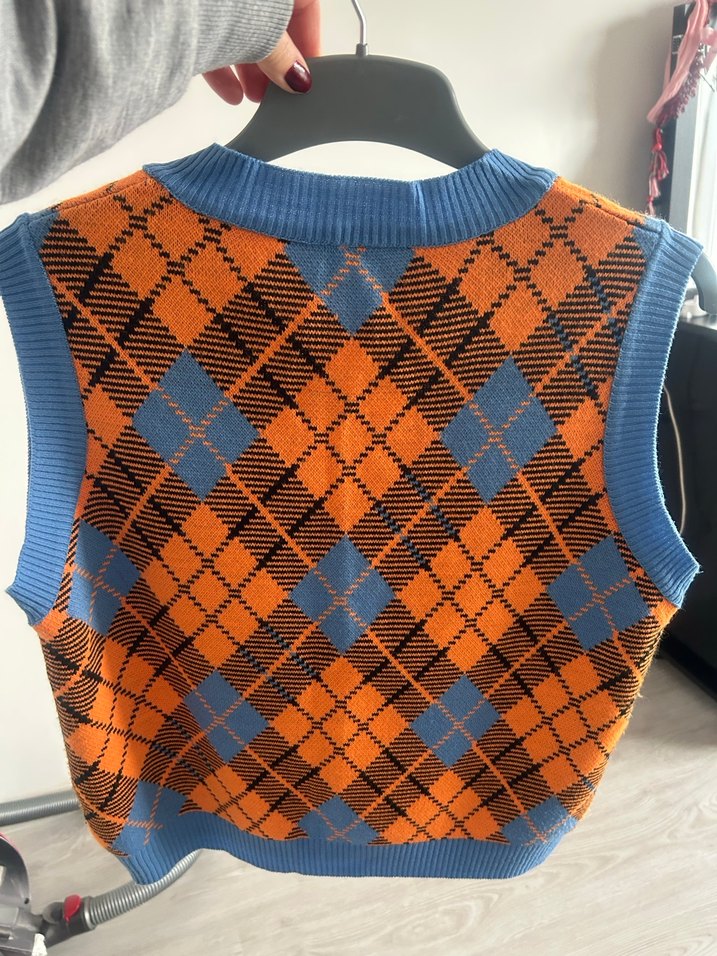 Kadın V Yaka Örgü Süveter - Görsel 5