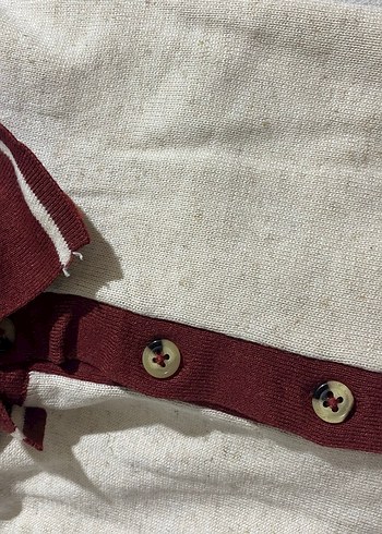 Bej Renkli Kısa Kollu Polo Tişört - Görsel 2