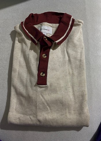 Bej Renkli Kısa Kollu Polo Tişört - Görsel 3