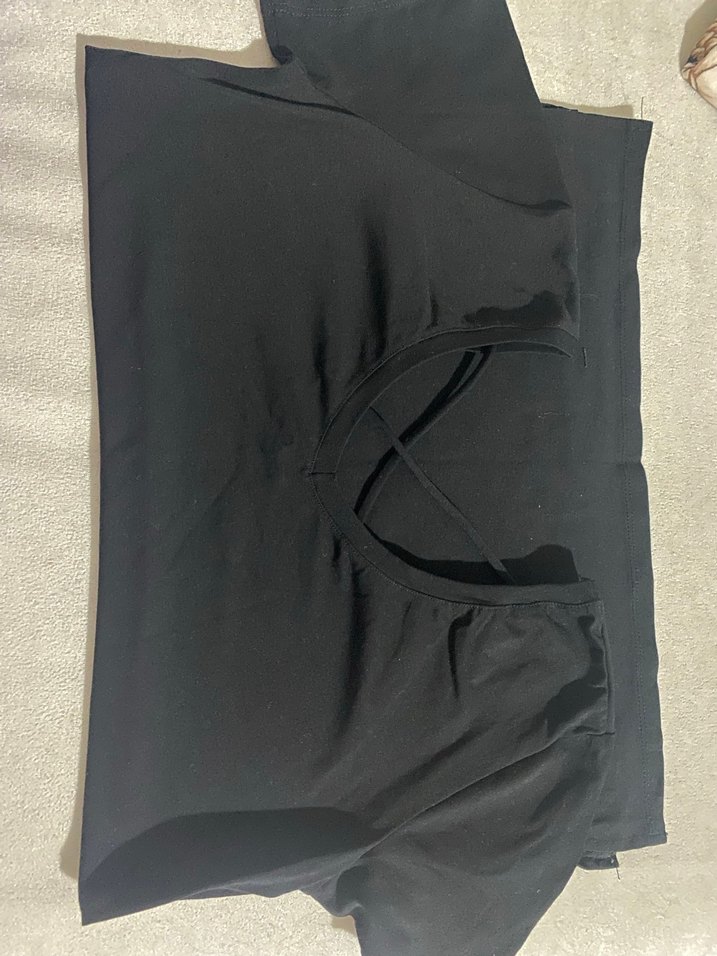 Siyah V YakaTişört - Görsel 3