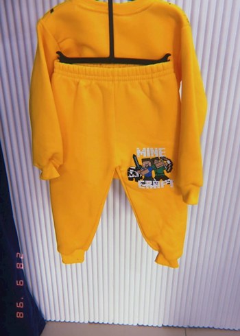 Minecraft Baskılı Sarı Erkek takım - Görsel 2