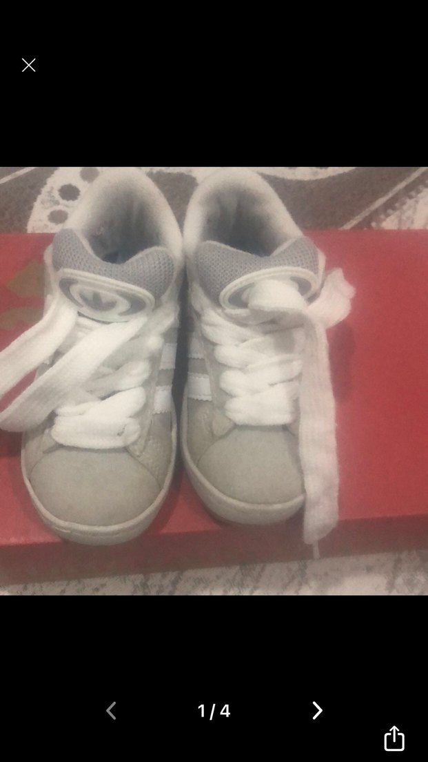 Gri Beyaz Erkek Çocuk Spor Ayakkabı - Görsel 2