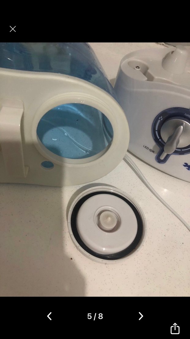 Mavi ve Gri Hava Temizleyici ve Nemlendirici - Görsel 3