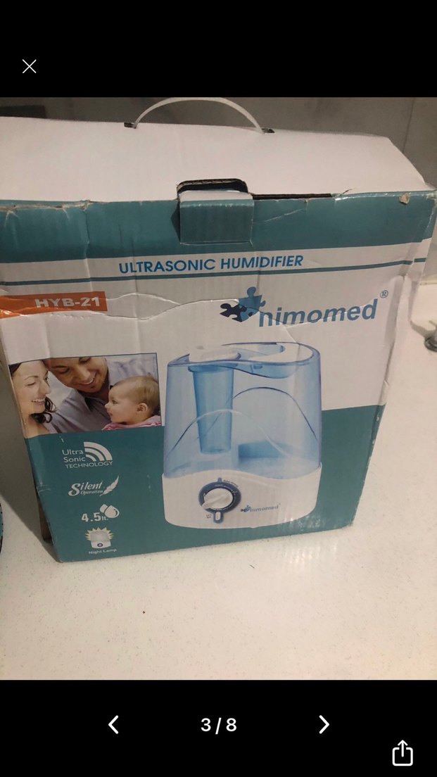 Mavi ve Gri Hava Temizleyici ve Nemlendirici - Görsel 4