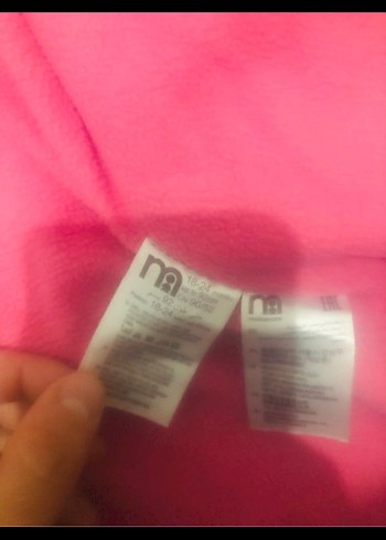 Kız Çocuk Pembe Kapüşonlu Baskılı Mont - Görsel 3