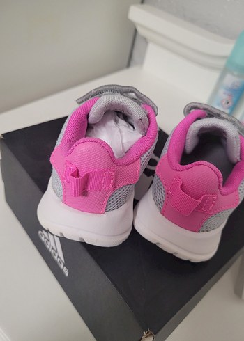 Kız Çocuk Gri-Pembe Spor Ayakkabı - Görsel 6