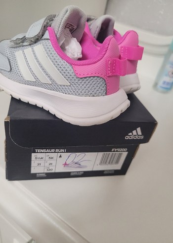 Kız Çocuk Gri-Pembe Spor Ayakkabı - Görsel 5