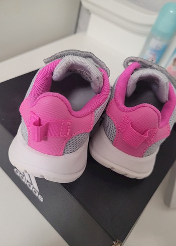 Kız Çocuk Gri-Pembe Spor Ayakkabı - Görsel 3