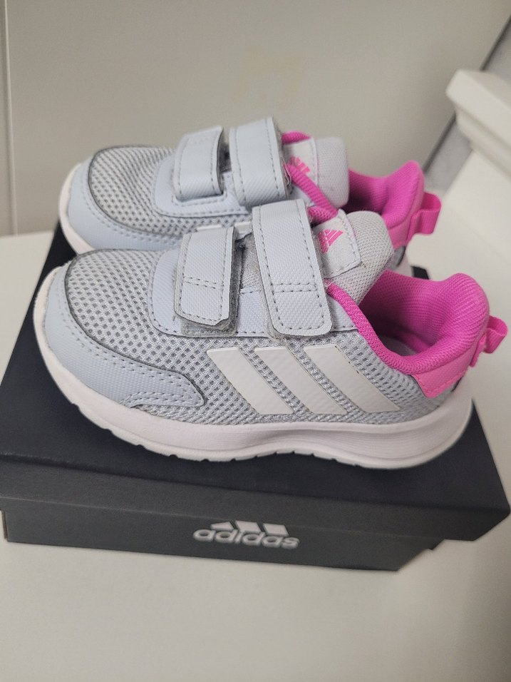 Kız Çocuk Gri-Pembe Spor Ayakkabı - Görsel 2