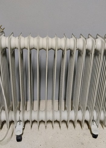 Beyaz Gri Elektrikli Isıtıcı - Görsel 3