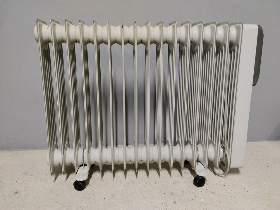 Beyaz Gri Elektrikli Isıtıcı - Görsel 4