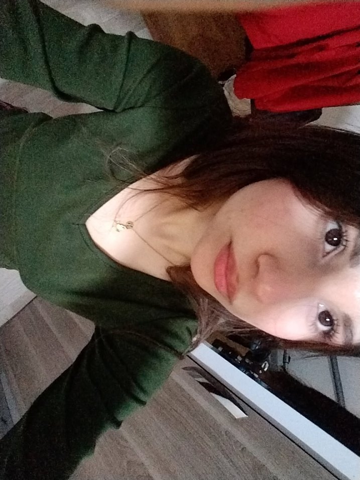 Kadın Yeşil V Yaka Uzun Kollu bluz S beden - Görsel 2