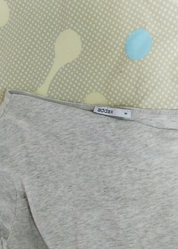 Addax Gri Asimetrik Yaka Uzun Kollu Kadın Bluz - Görsel 3