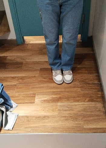 Mavi Loose Fit Midi Kadın Kot Pantolon - Görsel 3