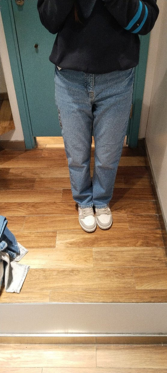 Mavi Loose Fit Midi Kadın Kot Pantolon - Görsel 4