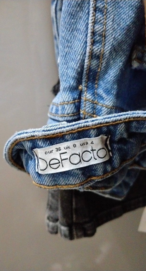 Mavi Loose Fit Midi Kadın Kot Pantolon - Görsel 5