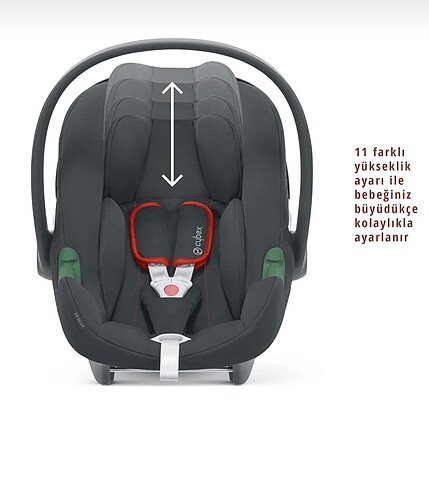 0 - 13 kg Beden siyah Renk Cybex ana kucağı & adaptörü
