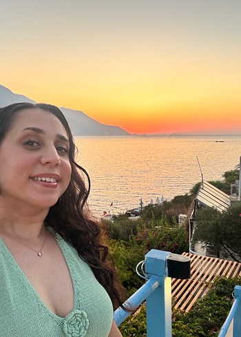 Turkuaz Askılı Uzun Triko Elbise - Görsel 4