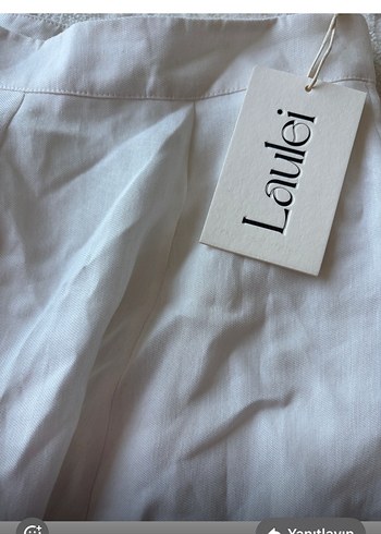 Bej Renkli Laulei etek - Görsel 4