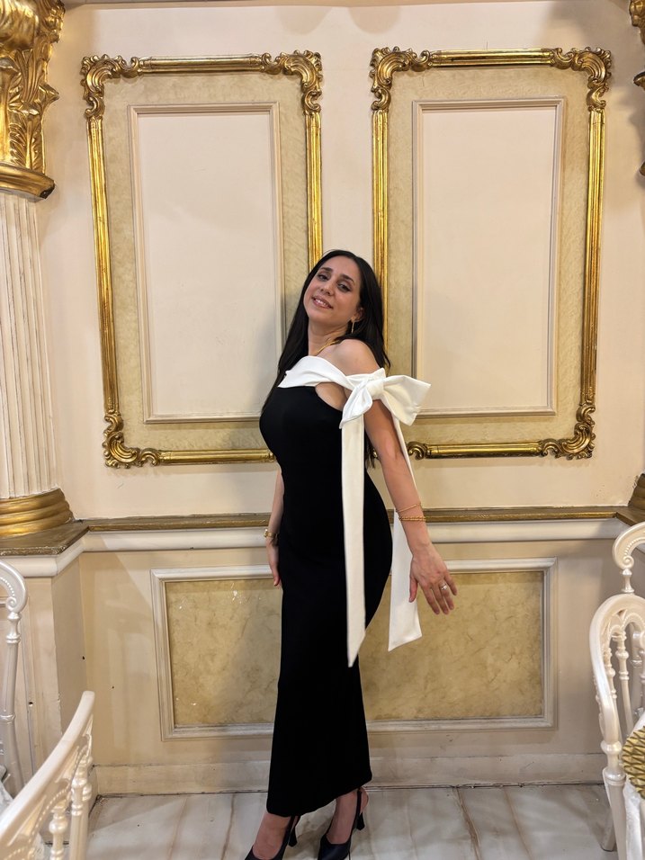 Uzun siyah elbise - Görsel 2