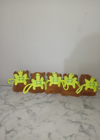 Kapibara yeşil sülüfat Peluş  Anahtarlık - Görsel 4