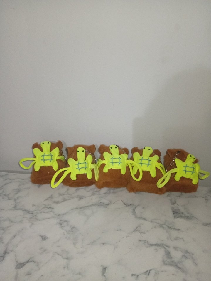 Kapibara yeşil sülüfat Peluş  Anahtarlık - Görsel 4