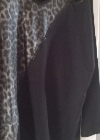 Bir tarafı leopar desenli bluz - Görsel 2