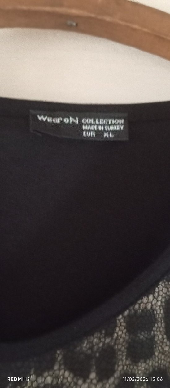 Bir tarafı leopar desenli bluz - Görsel 4