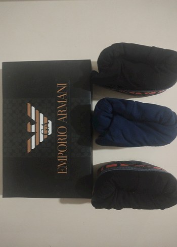 3'lü Emporio Armani Erkek Siyah Baskılı Boxer - Görsel 6