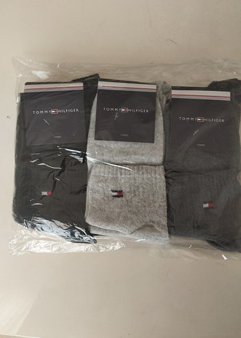 12'Lİ ERKEK TOMMY HİLFİGER PATİK (40-44) BEDEN - Görsel 5