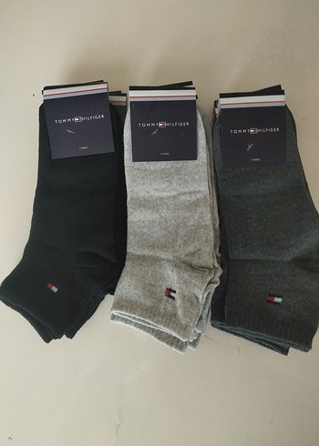 12'Lİ ERKEK TOMMY HİLFİGER PATİK (40-44) BEDEN - Görsel 2