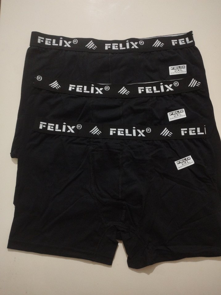  3LÜ Erkek Siyah Baskılı Mini Boxer - Görsel 2