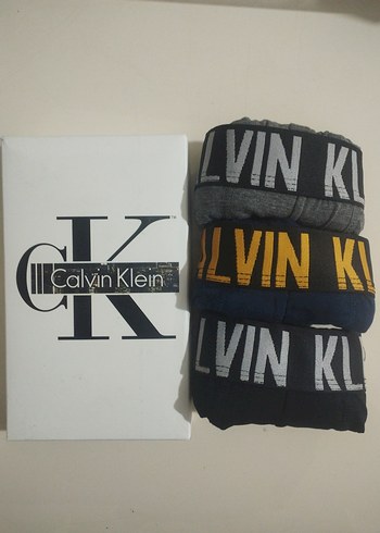 3'lü Calvin Klein Erkek Baskılı Mini Boxer - Görsel 3