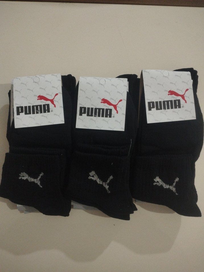 12'Lİ ERKEK PUMA PATİK (40-44) BEDEN 
PAKETTE 12 SİYAH PATİK - Görsel 5