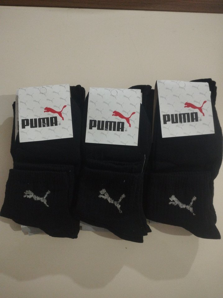 12'Lİ ERKEK PUMA PATİK (40-44) BEDEN 
PAKETTE 12 SİYAH PATİK - Görsel 4