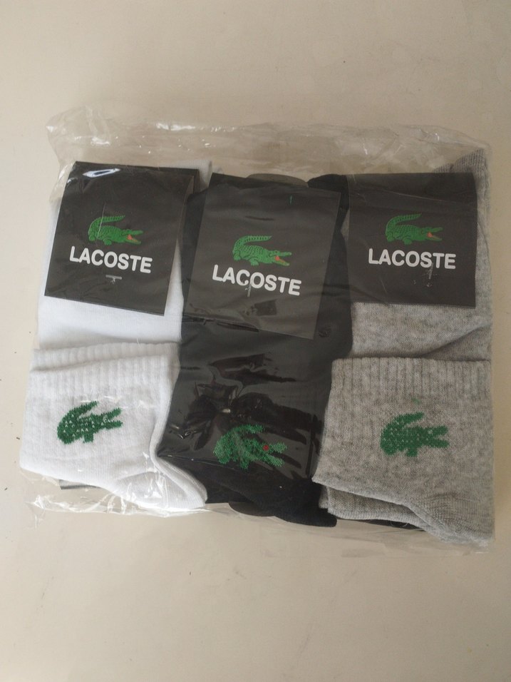 12'Lİ ERKEK LACOSTE PATİK (40-44) BEDEN - Görsel 5