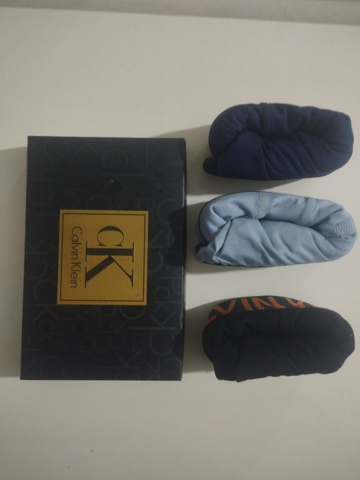 3'lü Calvin Klein Erkek Baskılı Siyah Boxer Seti - Görsel 4