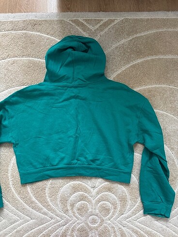 s Beden turkuaz Renk koton sweatshirt