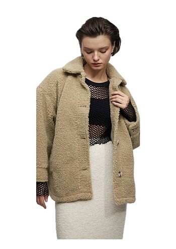 Pull and Bear pull & bear peluş ceket