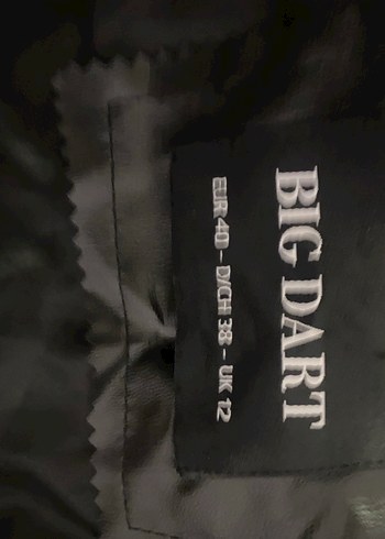 Kadın Siyah Parlak Deri Biker Ceket - Görsel 3