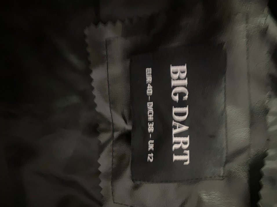 Kadın Siyah Parlak Deri Biker Ceket - Görsel 3