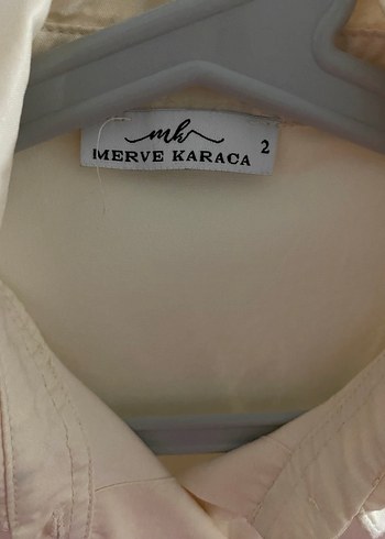 Nakışlı, Düğmeli, Uzun Kollu Beyaz Gömlek - Görsel 3