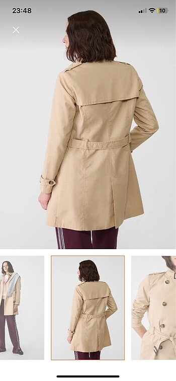 xs Beden ten rengi Renk Stradivarius Trençkot